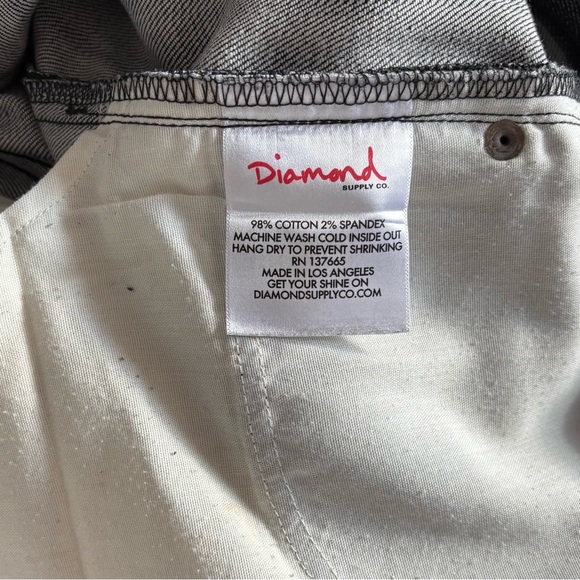 GRIZZLY Griptape Dark Grey Skater Jeans Waist 32 - Picture 11 of 11